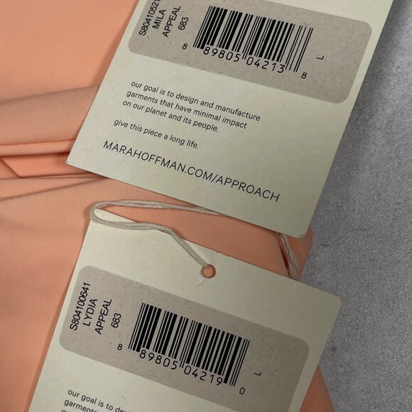 Mara Hoffman Orange Bikini Set with Wrap Style and High-Waisted Design - Picture 13 of 16